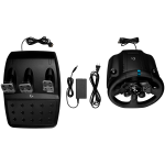 LOGITECH G923 Racing Wheel and Pedals - PC/PS - BLACK - USB