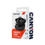 Слушалки CANYON OWS Ear Clips headset OnFlow 14 Black, CNS-TWS14B