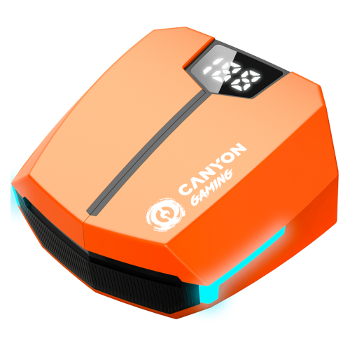 Гейминг слушалки CANYON headset Doublebee GTWS-2 Gaming Orange