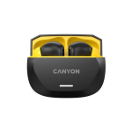 Слушалки CANYON headset HEXAGON 7 TWS ANC+ENC Wireless Charge, CNS-TWS7BY Слушалки CANYON headset HEXAGON 7 TWS ANC+ENC Wireless Charge, CNS-TWS7BY