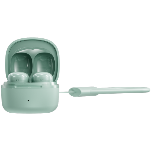 Слушалки CANYON headset OnGo 4 mini TWS Green, CNS-TWS4GR
