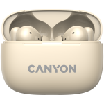 Слушалки CANYON headset OnGo TWS-10 ANC+ENC Beige Слушалки CANYON headset OnGo TWS-10 ANC+ENC Beige