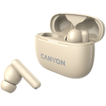 Слушалки CANYON headset OnGo TWS-10 ANC+ENC Beige Слушалки CANYON headset OnGo TWS-10 ANC+ENC Beige