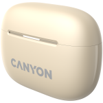 Слушалки CANYON headset OnGo TWS-10 ANC+ENC Beige Слушалки CANYON headset OnGo TWS-10 ANC+ENC Beige