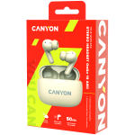Слушалки CANYON headset OnGo TWS-10 ANC+ENC Beige Слушалки CANYON headset OnGo TWS-10 ANC+ENC Beige