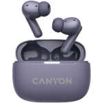 Слушалки CANYON headset OnGo TWS-10 ANC+ENC Purple, CNS-TWS10PL