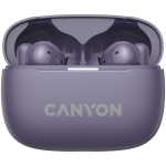 Слушалки CANYON headset OnGo TWS-10 ANC+ENC Purple, CNS-TWS10PL Слушалки CANYON headset OnGo TWS-10 ANC+ENC Purple, CNS-TWS10PL