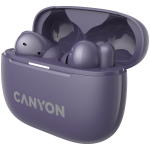 Слушалки CANYON headset OnGo TWS-10 ANC+ENC Purple, CNS-TWS10PL Слушалки CANYON headset OnGo TWS-10 ANC+ENC Purple, CNS-TWS10PL