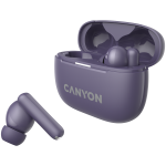 Слушалки CANYON headset OnGo TWS-10 ANC+ENC Purple, CNS-TWS10PL Слушалки CANYON headset OnGo TWS-10 ANC+ENC Purple, CNS-TWS10PL