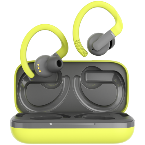 Слушалки CANYON headset OnRun 11 Sport Wireless charge Green