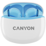 Слушалки CANYON headset TWS-5 Blue, CNS-TWS5BL