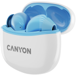 Слушалки CANYON headset TWS-5 Blue, CNS-TWS5BL