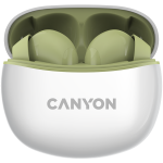 Слушалки CANYON headset TWS-5 Green