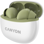 Слушалки CANYON headset TWS-5 Green Слушалки CANYON headset TWS-5 Green