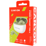 Слушалки CANYON headset TWS-5 Green Слушалки CANYON headset TWS-5 Green