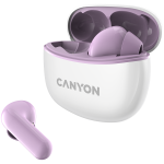 Слушалки CANYON headset TWS-5 Purple