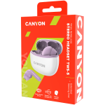 Слушалки CANYON headset TWS-5 Purple