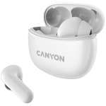 Слушалки CANYON headset TWS-5 White
