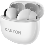 Слушалки CANYON headset TWS-5 White