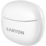 Слушалки CANYON headset TWS-5 White
