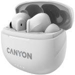Слушалки CANYON headset TWS-8  ENC White