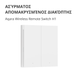 Aqara Wireless Remote Switch H1 (double rocker): Model: WRS-R02; SKU: AR009GLW02 Aqara Wireless Remote Switch H1 (double rocker): Model: WRS-R02; SKU: AR009GLW02