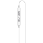 Слушалки CANYON headphones SEP-6 TYPE-C HiRes sound White