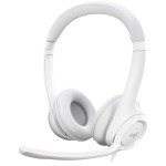 Слушалки LOGITECH H390 Corded Headset - OFFWHITE - USB, 981-001286