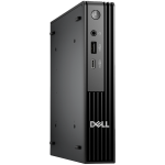 Компютър Dell Pro Micro (QCM1250), Intel Core i3-14100T, up to 4.4GHz, 8GB DDR5, 512GB M.2 SSD, Integrated Graphics, WiFi+BT, BG KBD+Mouse