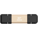 Външен диск Silicon Power UC3S72 500GB, USB3.2 Gen2,DS72,Gold SP500GBUC3S72VPG