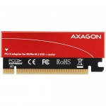 Адаптер с охладител AXAGON PCEM2-S PCI-E 3.0 16x - M.2 SSD NVMe, up to 80mm SSD, low profile, cooler