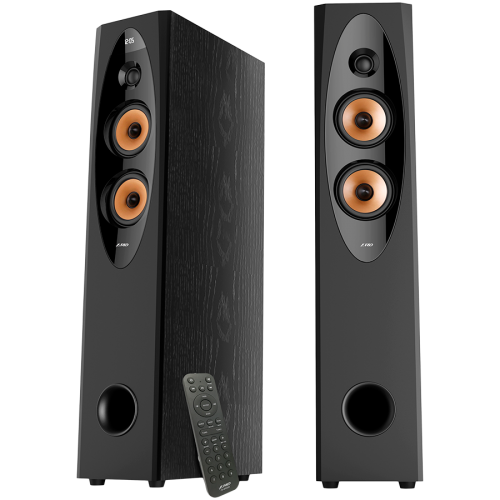 Колонки F&D T-60X PRO 2.0 Floorstanding Speakers, 120W RMS ( 60Wx2), 1'' Tweeter + 4'' Speakers x2 + 8'' Subwoofer for each channel, BT 5.3 Колонки F&D T-60X PRO 2.0 Floorstanding Speakers, 120W RMS ( 60Wx2), 1'' Tweeter + 4'' Speakers x2 + 8'' Subwoofer for each channel, BT 5.3