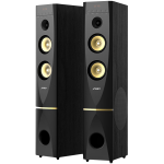 Тонколони F&D T-88X 2.0 Floorstanding Speakers, 300W RMS (150x2), BT 4.2/Microphone included/Wooden/Black