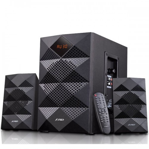 Multimedia Bluetooth Speakers F&D A180X (2.1 Channel Surround, 42W, 200-20KHz, Subwoofer: 50-118Hz, Bluetooth 4.0, USB card reader, FM, digital, Remote Control, Wooden, Black) Multimedia Bluetooth Speakers F&D A180X (2.1 Channel Surround, 42W, 200-20KHz, Subwoofer: 50-118Hz, Bluetooth 4.0, USB card reader, FM, digital, Remote Control, Wooden, Black)