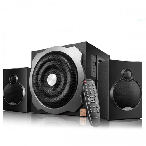 Multimedia Bluetooth Speakers F&D A521X Bluetooth 4.0 (2.1 Channel Surround, 16Wx2+20W (RMS), 120Hz-20kHz, Subwoofer: 20Hz-120Hz, USB reader, Wooden, Black) Multimedia Bluetooth Speakers F&D A521X Bluetooth 4.0 (2.1 Channel Surround, 16Wx2+20W (RMS), 120Hz-20kHz, Subwoofer: 20Hz-120Hz, USB reader, Wooden, Black)