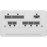Захранване Corsair RMe White Series, RM750e White, 750 Watt, Cybenetics Gold Certified, Fully Modular Power Supply, CP-9020292-EU