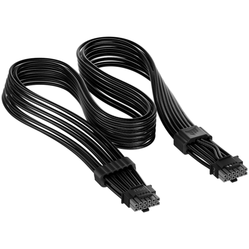 Corsair ThermalProtect Universal PCIe 5.1 600W 12V-2x6 Cable, Black Corsair ThermalProtect Universal PCIe 5.1 600W 12V-2x6 Cable, Black