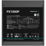 Захранване DeepCool PX1000-P, 1000W, 80 Plus PLATINUM, Fully Modular, Flat Black Cables, 135mm FDB Fan, Fluid Dynamic Bearing
