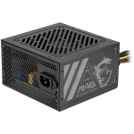 Захранване MSI MAG A500N-H, 500W, 80 Plus, 120mm Fan, Protections: OVP/SCP/OPP/UVP, 3Y Warranty