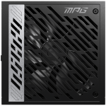 MSI MPG A1000G PCIE5, 1000W, 80 Plus Gold, ATX Form Factor, 100~240 Vac Input Voltage, 50Hz ~ 60Hz Input Frequency, 135 mm Fan, 150 x 150 x 86mm, Active PFC, OCP, OVP, OPP, OTP, SCP, UVP, ATX, 2xEPS, 7XPCi-E, 12xSATA, 4xMOLEX, 1xFDD