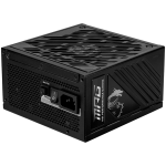 Захранване за компютър MSI MPG A1250GS PCIE5 Power Supply 1250W, 80 PLUS Gold, Dual PCIe 5.1 Cables, ATX 3.1, 135mm Fan Захранване за компютър MSI MPG A1250GS PCIE5 Power Supply 1250W, 80 PLUS Gold, Dual PCIe 5.1 Cables, ATX 3.1, 135mm Fan