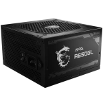 Захранване MSI Power Supply MAG A650GL, EU, 650W, Fully-Modular, 80 Plus Gold,7Y Warranty