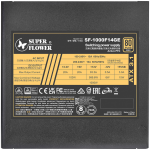 Захранващ модул Super Flower Leadex III Gold 1000W ATX 3.1, 80 Plus Gold, Fully Modular Захранващ модул Super Flower Leadex III Gold 1000W ATX 3.1, 80 Plus Gold, Fully Modular