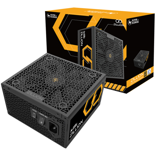 Super Flower Zillion FG Gold 1250W ATX 3.1 80 Plus Gold, Fully Modular, Flat Black Cables, 120mm Fan, 5 Year Warranty Super Flower Zillion FG Gold 1250W ATX 3.1 80 Plus Gold, Fully Modular, Flat Black Cables, 120mm Fan, 5 Year Warranty