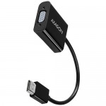 Адаптер AXAGON RVH-VGAN, HDMI -> VGA Reduction / Adapter, FullHD, Audio OUT