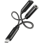 Адаптер AXAGON ADA-HCPD USB-C to 3.5mm jack - Hi-Res DAC audio adapter, 384kHz/32bit, PD 60W 3A