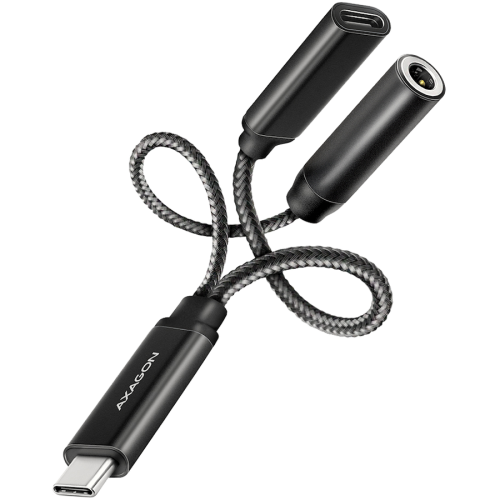 Адаптер AXAGON ADA-HCPD USB-C to 3.5mm jack - Hi-Res DAC audio adapter, 384kHz/32bit, PD 60W 3A Адаптер AXAGON ADA-HCPD USB-C to 3.5mm jack - Hi-Res DAC audio adapter, 384kHz/32bit, PD 60W 3A