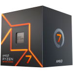 Процесор AMD Ryzen 7 8C/16T 7700 (5.3GHz Max, 40MB,65W,AM5) MPK,with Radeon Graphics and Wraith Stealth Cooler