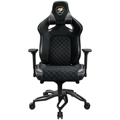Гейминг стол COUGAR Titan Pro V2 Gold F Gaming Chair, CGR-T2F-GLB Гейминг стол COUGAR Titan Pro V2 Gold F Gaming Chair, CGR-T2F-GLB