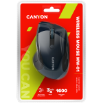Мишка CANYON 2.4Ghz wireless mouse, optical tracking - blue LED, 6 buttons, DPI 1000/1200/1600